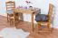 Tavolo pino massello color ontano Junco 227B | 120 x 60 cm | Design moderno e stabile