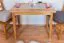 Tavolo pino massello color ontano Junco 227B | 120 x 60 cm | Design moderno e stabile