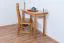 Tavolo in pino massello color ontano Junco 226B | 50 x 90 cm | Design moderno e robustezza