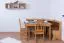 Tavolo in legno massello Junco 228C | Pino e ontano | 120 x 70 cm | Design moderno e robusto