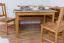 Tavolo in legno massello Junco 228C | Pino e ontano | 120 x 70 cm | Design moderno e robusto