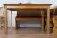 Tavolo in legno massello Junco 228C | Pino e ontano | 120 x 70 cm | Design moderno e robusto