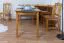 Tavolo in legno massello Junco 228C | Pino e ontano | 120 x 70 cm | Design moderno e robusto