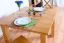 Tavolo in pino massello color ontano Junco 239B | 90 x 90 cm | Design moderno | Robusto e versatile