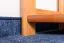 Scaffale angolare in pino massello color ontano Junco 59 | 200 x 40 x 30 cm | Design moderno | Stabile e capiente