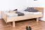 Letto alla francese 116, faggio massello, naturale, incl. rete a doghe - 140 x 200 cm