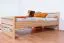 Letto singolo in faggio massello naturale 115C | Rete a doghe inclusa | 100 x 200 cm | Design moderno
