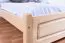 Letto matrimoniale king size 117G | Faggio massiccio naturale | Rete a doghe inclusa | 180 x 200 cm