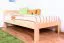 Letto singolo 74, pino massello, naturale, incl. rete a doghe - 100 x 200 cm