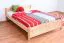Letto matrimoniale alla francese in faggio massello naturale 117 | Rete a doghe inclusa | 140 x 200 cm | Design moderno e robusto