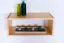 Mensola da parete in pino massello naturale Junco 293 | 25 x 60 x 20 cm | Design moderno e stabile