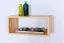Mensola da parete in pino massello naturale Junco 293 | 25 x 60 x 20 cm | Design moderno e stabile