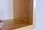 Mensola da parete in pino massello naturale Junco 293 | 25 x 60 x 20 cm | Design moderno e stabile