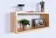 Mensola da parete in pino massello naturale Junco 293 | 25 x 60 x 20 cm | Design moderno e stabile