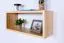 Mensola da parete in pino massello naturale Junco 293 | 25 x 60 x 20 cm | Design moderno e stabile