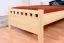 Letto singolo 68, pino massello, naturale, incl. rete a doghe - 90 x 200 cm