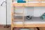 Letto a castello "Easy Premium Line" K21/h in faggio massello naturale, incl. 2 cassetti e 2 pannelli laterali - 90 x 200 cm, divisibile