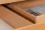 Letto a castello "Easy Premium Line" K21/h in faggio massello naturale, incl. 2 cassetti e 2 pannelli laterali - 90 x 200 cm, divisibile