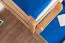 Letto a castello divisibile Easy Premium Line K18/h | Faggio massello naturale | Letto a scomparsa | 90x200 cm