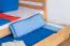 Letto a castello divisibile Easy Premium Line K18/h | Faggio massello naturale | Letto a scomparsa | 90x200 cm