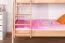 Letto a castello divisibile K20/n | Faggio massiccio naturale | Materasso molle Bonnell | 90 x 200 cm