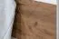 Appendiabiti da parete Manase 12 | Rovere marrone e bianco lucido | 126 x 59 x 22 cm | 4 ganci e ripiano