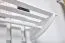 Appendiabiti in pino massello bianco Junco 341 | Design moderno | 150 x 60 x 33 cm