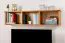 Mensola da parete in pino massello color rovere Junco 333 | 30 x 120 x 24 cm | Design moderno e robusto