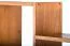 Mensola a muro in pino massello color rovere Junco 288 | Design moderno | 50 x 130 x 20 cm | Ampio spazio