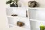 Mensola da parete in pino massello bianco Junco 336 | Design moderno | 47 x 124 x 24 cm