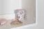 Scaffale Milo 45 bianco | Pino massello | 37 x 72 x 25 cm | Design moderno