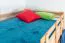 Letto a soppalco una piazza e mezza "Easy Premium Line" K23/n, faggio massello naturale, laccato, divisibile - 120 x 200 cm