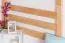 Letto a soppalco una piazza e mezza "Easy Premium Line" K23/n, faggio massello naturale, laccato, divisibile - 120 x 200 cm