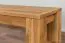 Panca in rovere massello "Wooden Nature" 132 | 120 x 33 cm | Design moderno e robusto