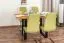 Tavolo da pranzo in rovere massello oliato | Piano liscio | 140 x 90 cm | Design moderno | Wooden Nature 411