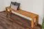 Panca in faggio massello "Wooden Nature" 133 | 200 x 33 cm | Design moderno e robusto