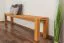 Panca in faggio massello "Wooden Nature" 133 | 200 x 33 cm | Design moderno e robusto