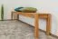 Panca in faggio massello 200 x 33 cm | Design moderno naturale | Massima stabilità