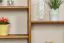Mensola a muro in pino massello color rovere 021 - 75 x 150 x 20 cm (h x l x p)