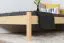 Letto singolo pino massello naturale 86 | Rete a doghe inclusa | 100 x 200 cm | Design moderno