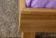 Letto singolo "Wooden Nature" 02, rovere massello, oliato - 100 x 200 cm (l x l)