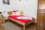 Letto singolo "Wooden Nature" 03, rovere massello, oliato - 90 x 200 cm (l x l)