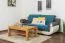 Tavolino salotto rovere massello | 105 x 65 x 45 cm | Design moderno e robusto