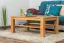 Tavolino "Wooden Nature" 422 | Faggio massello naturale | 105 x 65 x 45 cm | Design moderno e stabile