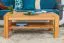 Tavolino "Wooden Nature" 422 | Faggio massello naturale | 105 x 65 x 45 cm | Design moderno e stabile