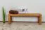 Panca in faggio massello 140 x 33 cm | Stile moderno | Robusta e durevole | Facile da montare