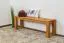 Panca in faggio massello 140 x 33 cm | Stile moderno | Robusta e durevole | Facile da montare
