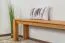 Panca in faggio massello 140 x 33 cm | Stile moderno | Robusta e durevole | Facile da montare