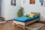 Letto futon in faggio massello oliato 90 x 200 cm | Design moderno | Alta stabilità | Facile da abbinare