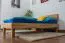 Letto futon in faggio massello oliato 90 x 200 cm | Design moderno | Alta stabilità | Facile da abbinare